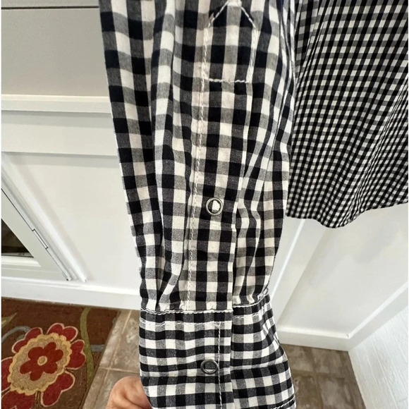 ⛰️ American Rag Western Shirt Snap Closures / Size Lg - Beautiful Shirt ⛰️ - Picture 7 of 9